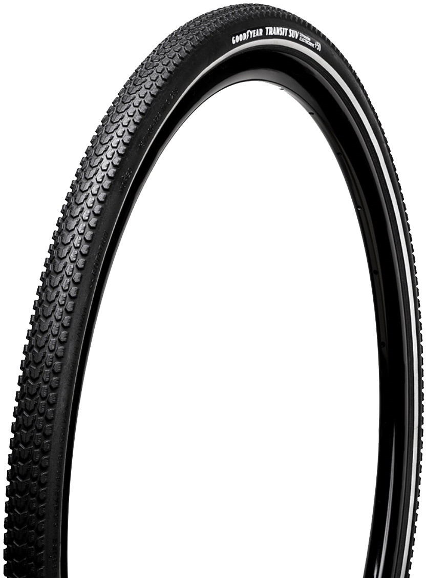 Reservedele - Cykeldæk - Goodyear TRANSIT SUV S3 (3mm indlæg) 700x35/40/45/50 - Sort