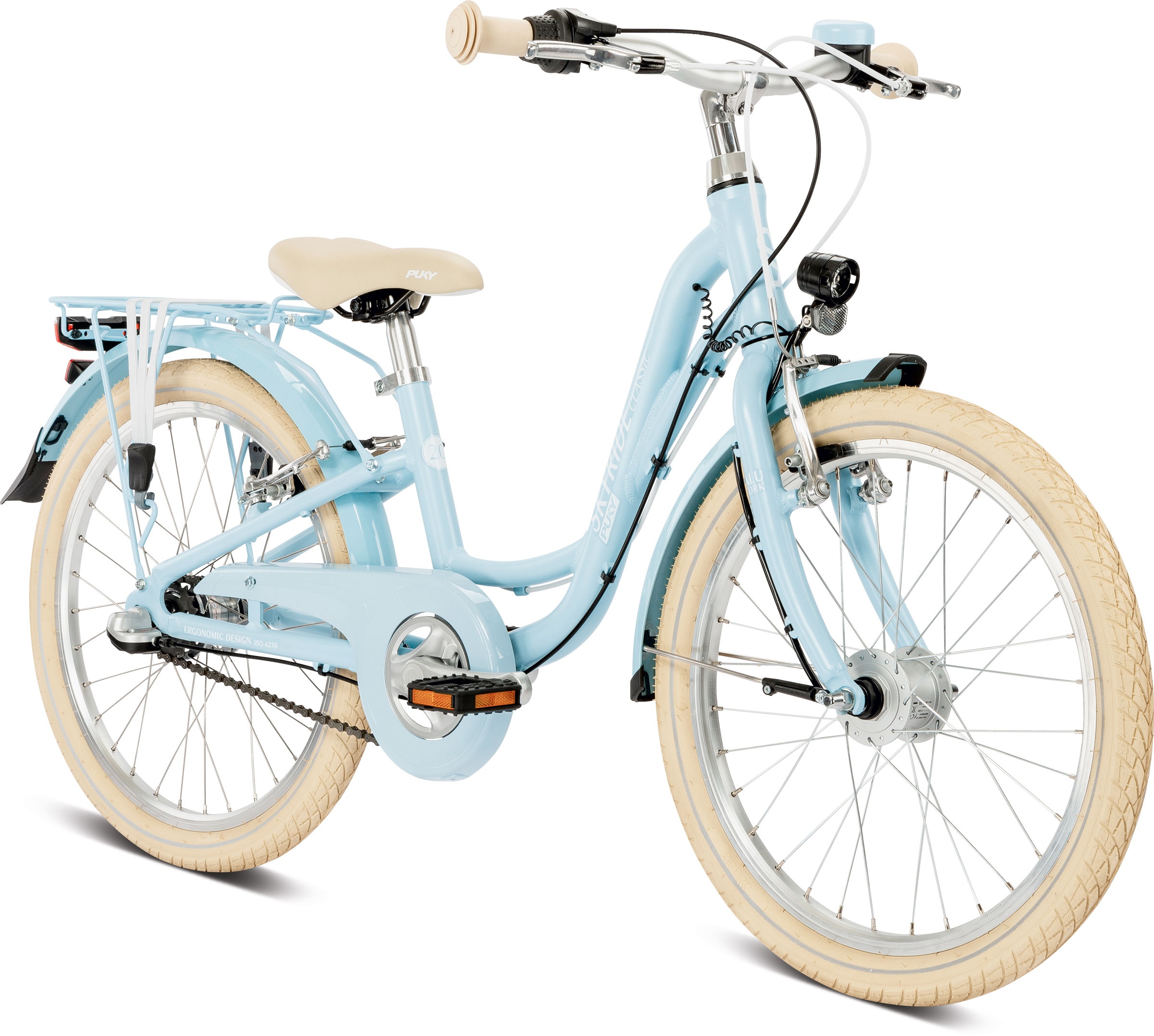 Cykler - Børnecykler - PUKY Skyride 20-3 Alu 20" - Blå