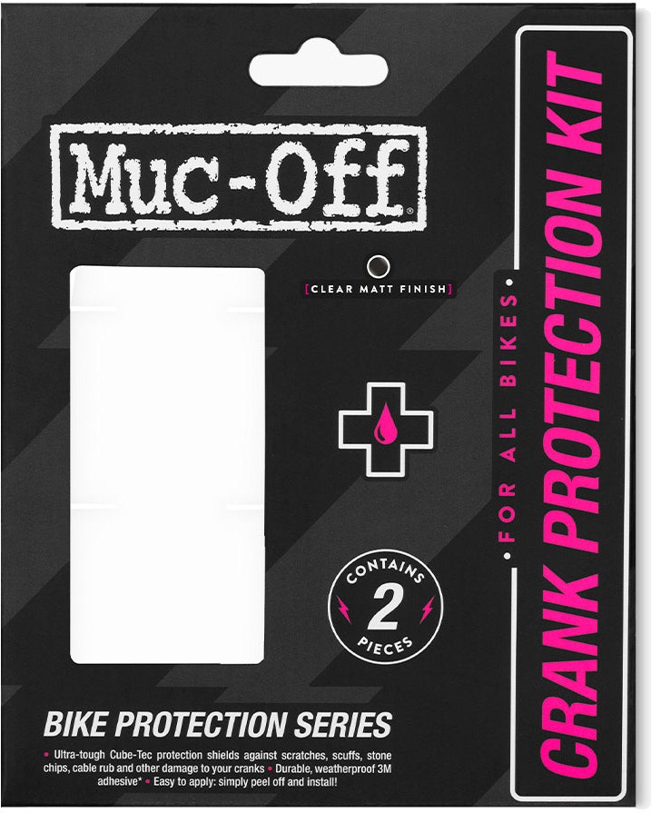 Se Muc-Off Crank Protector Crank Kit - Clear Matt hos Cykelexperten.dk