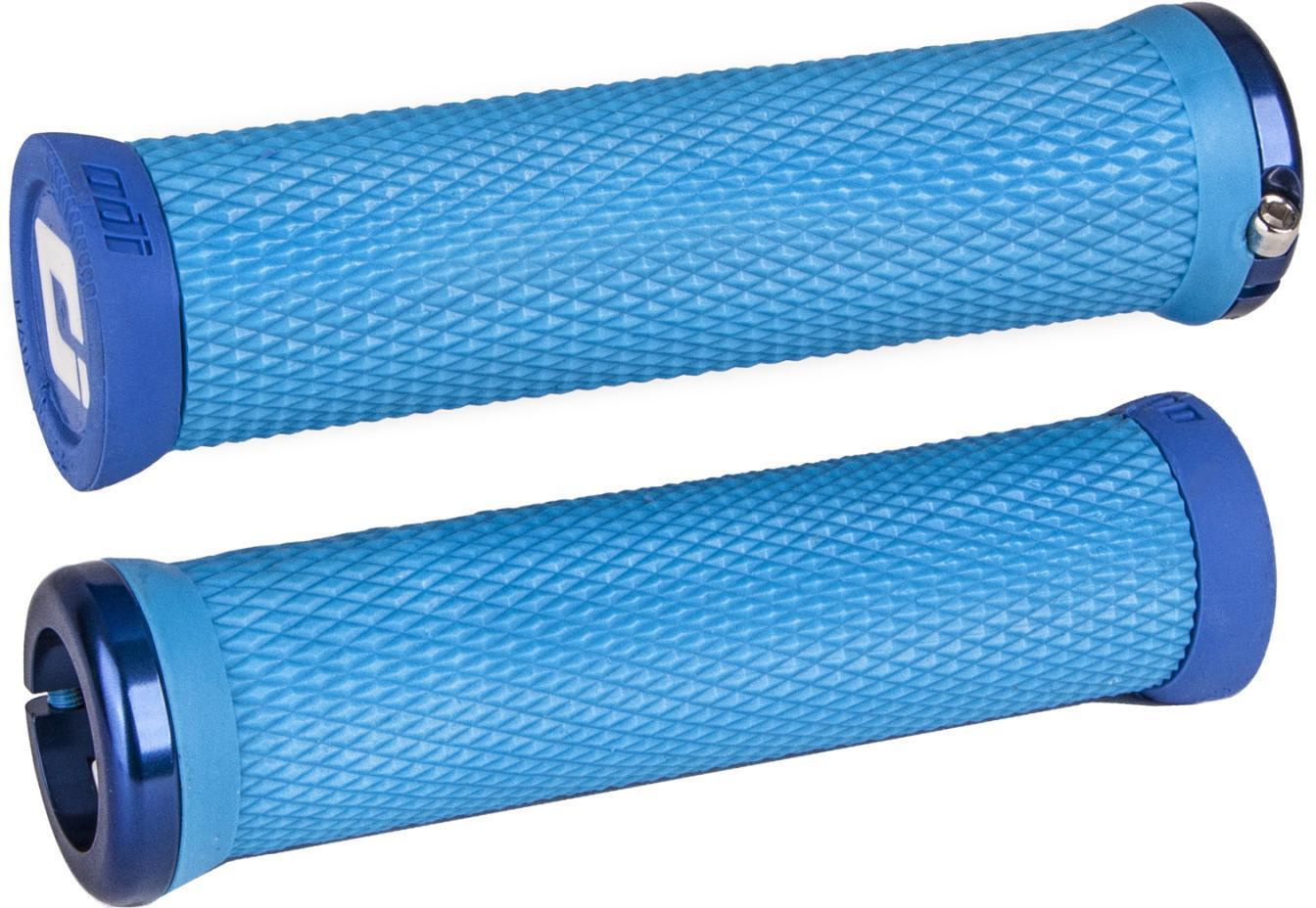 ODI Elite Motion Lock-On 2.1 MTB Greb 130mm - Sky Blue