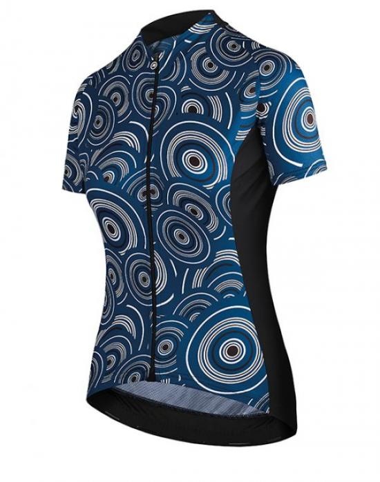 Beklædning - Cykeltrøjer - Assos Dame Cykeltrøje UMA GT Short Sleeve Jersey Camou, Blå