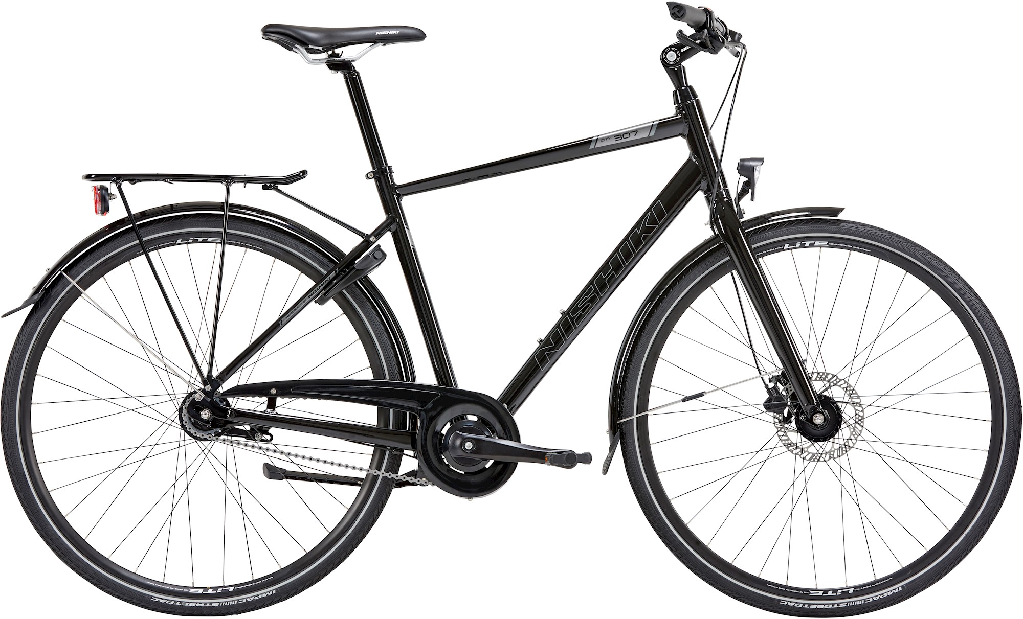 Nishiki City 307 Herre 7g 2021 - Sort
