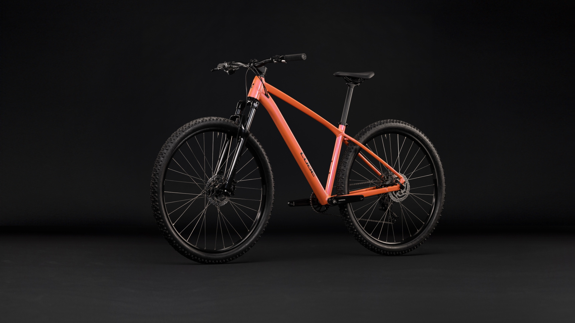 Cykler - Mountainbikes - Cube Aim ONE 29" 2027 - Salmon´n´Black