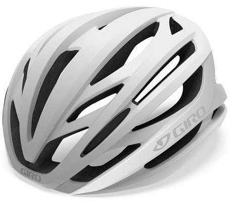Se Giro Syntax Mips - Cykelhjelm - Str. 55-59 cm - Mat hvid/Sølv hos Cykelexperten.dk