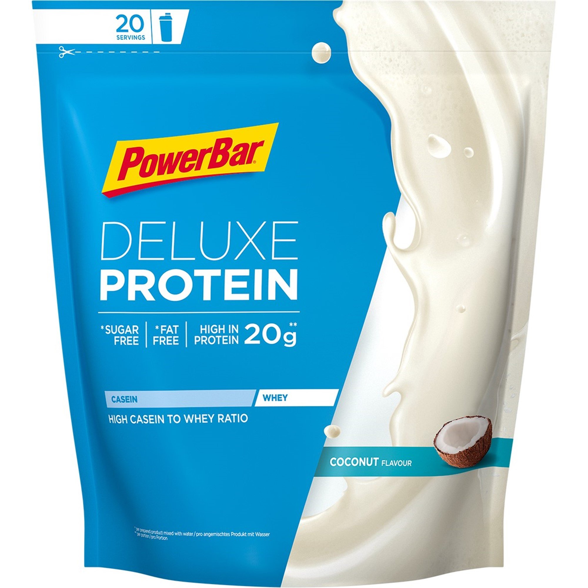 Protein Deluxe 80% Protein Pulver Coconut 500g Fra Powerbar