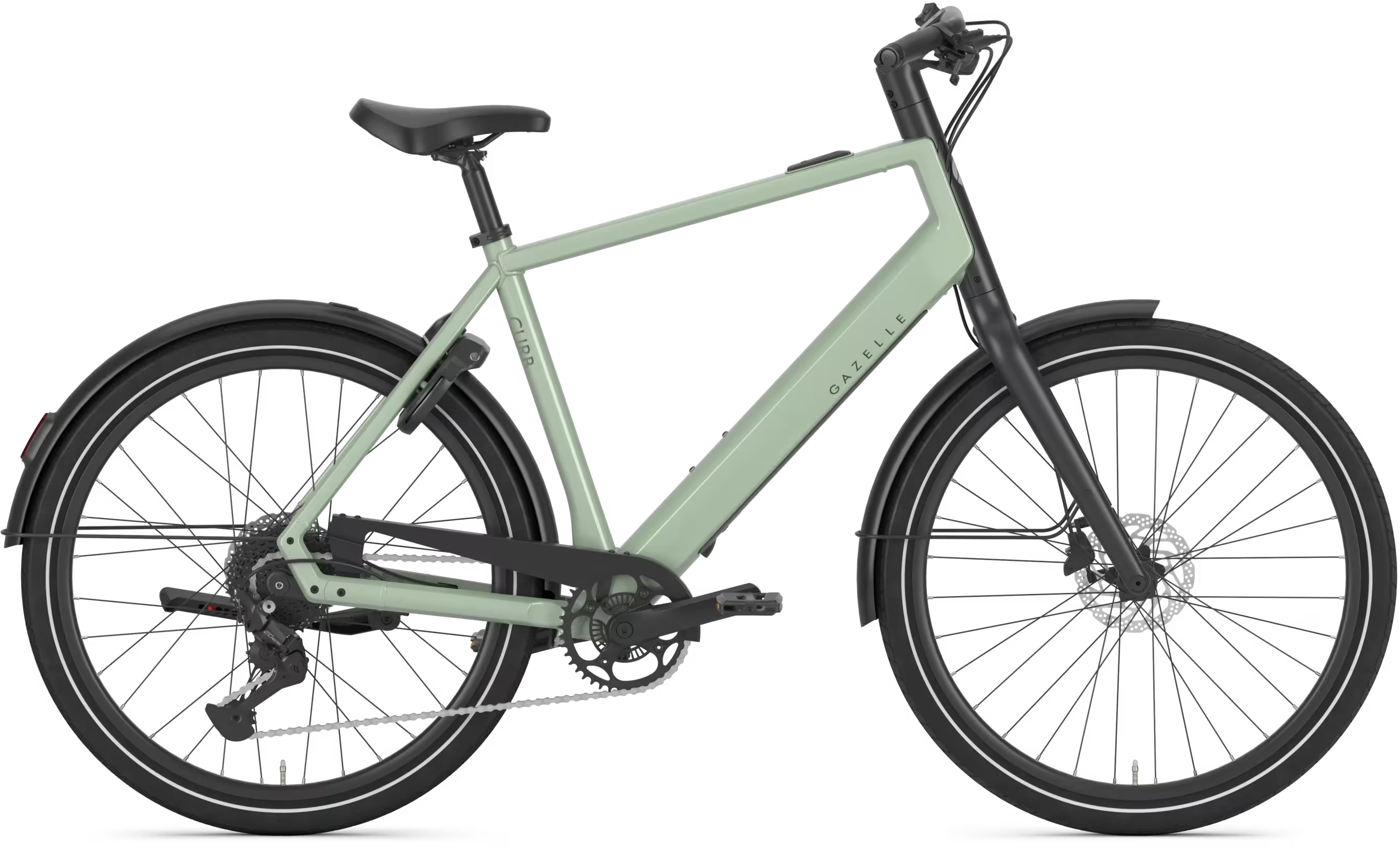 Gazelle Curb T9 Herre 2027 - Pistache Green Blank