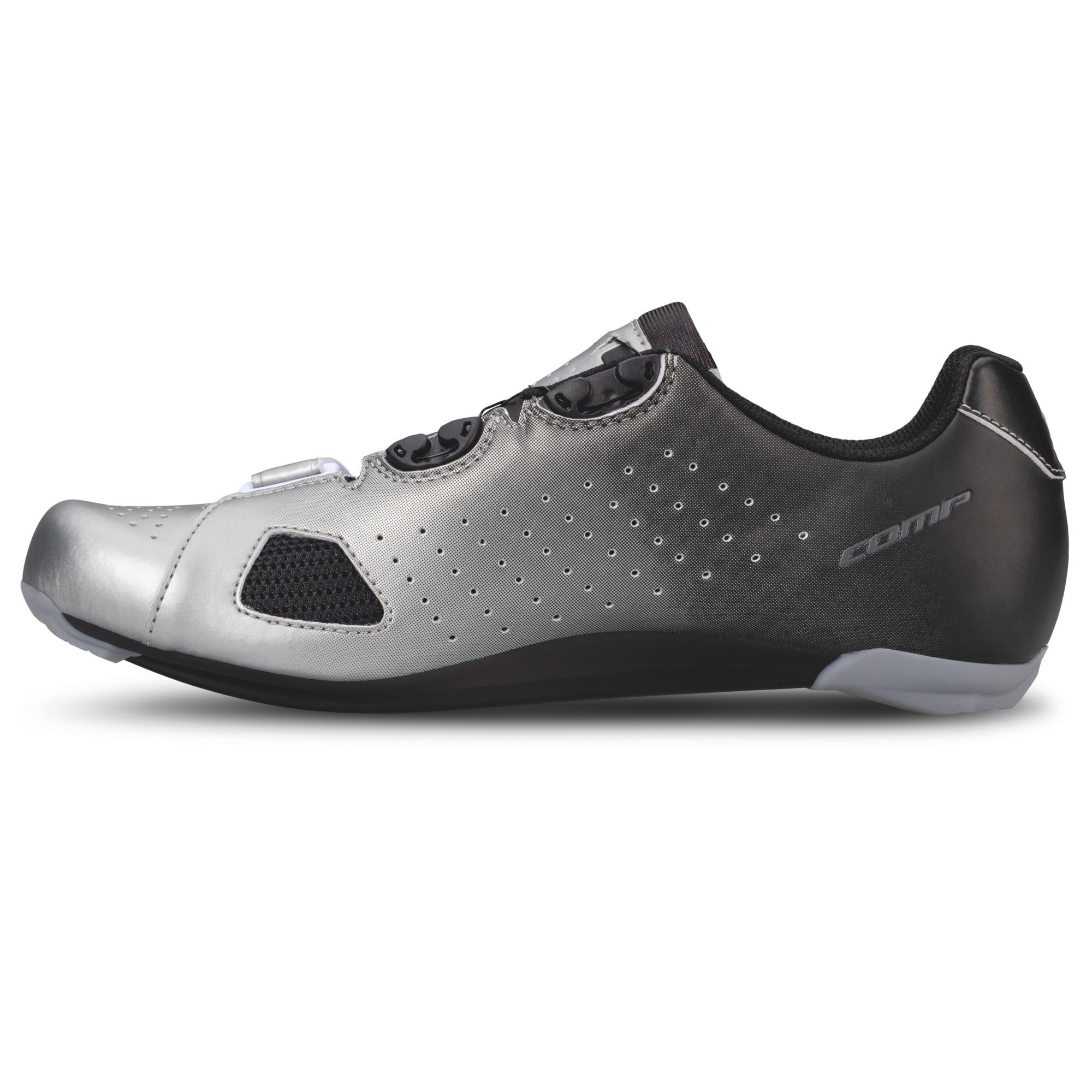 Beklædning - Cykelsko - Scott Shoe Road Comp Boa - Black Fade Metallic Silver