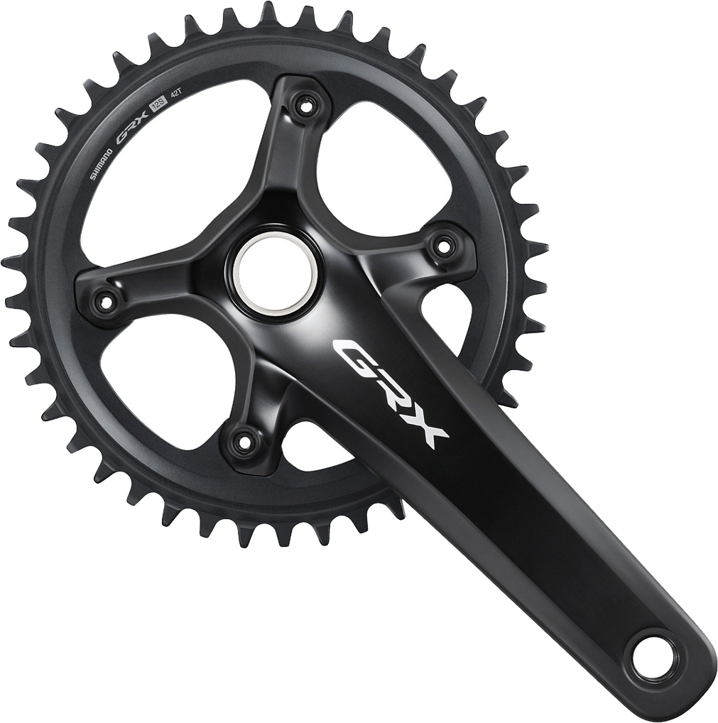 Shimano GRX FC-RX820-1 Kranksæt 40T 172.5mm 1x12 speed Gravel Sort