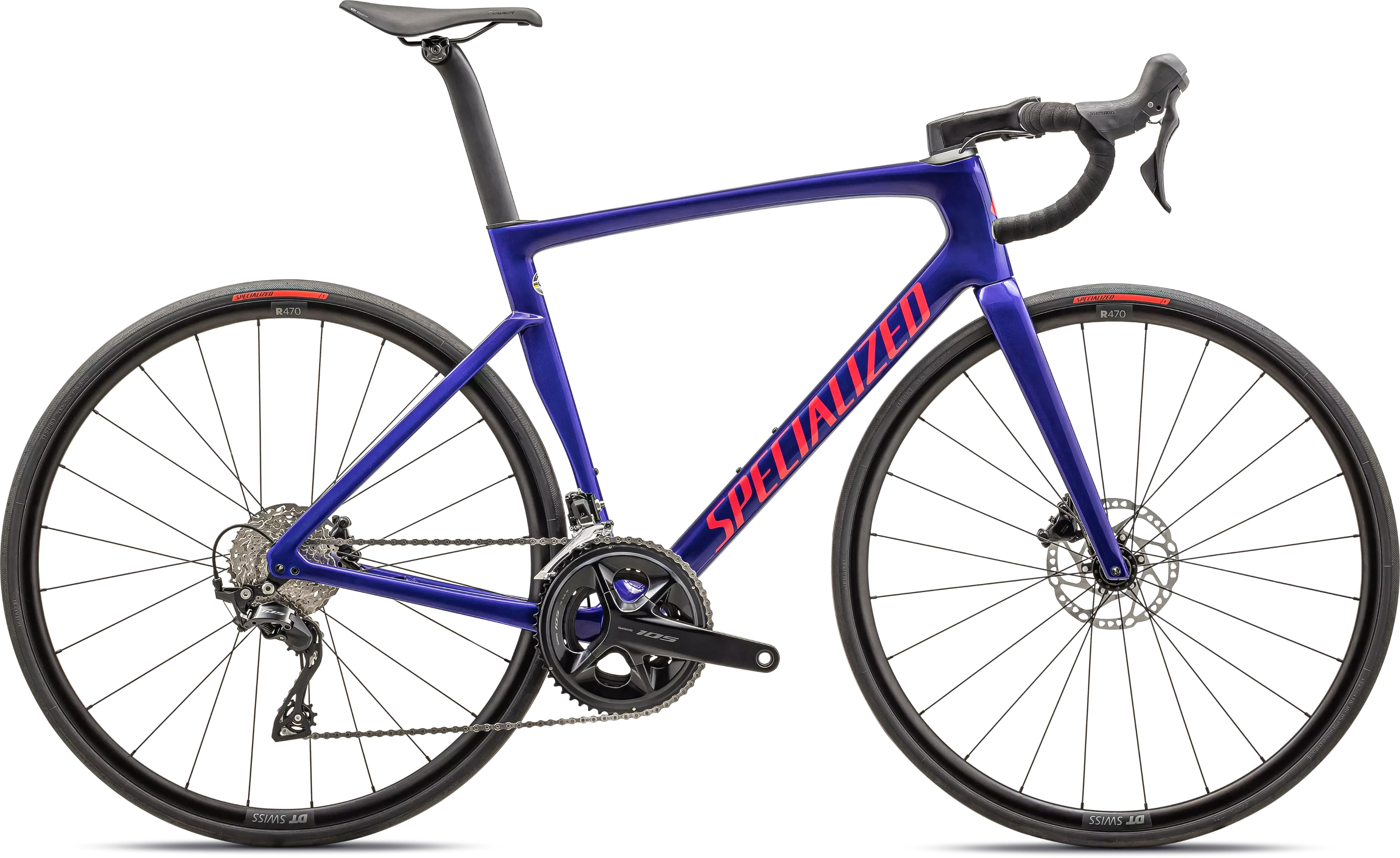 Cykler - Racercykler - Specialized Tarmac SL7 Sport - Shimano 105 2024 - Blå
