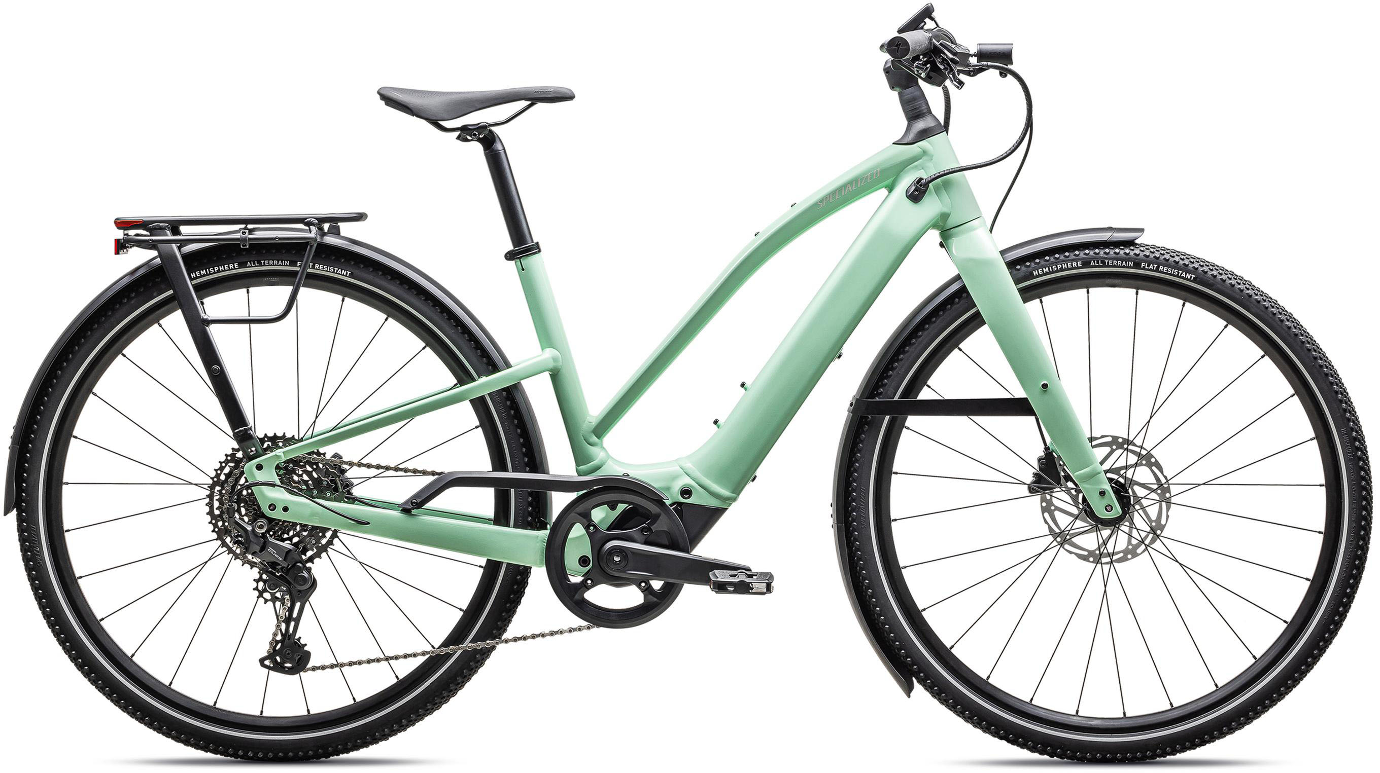 Specialized Turbo Vado SL 2 4.0 Step-Through 2026 - Gloss Oasis / Dune White Frost