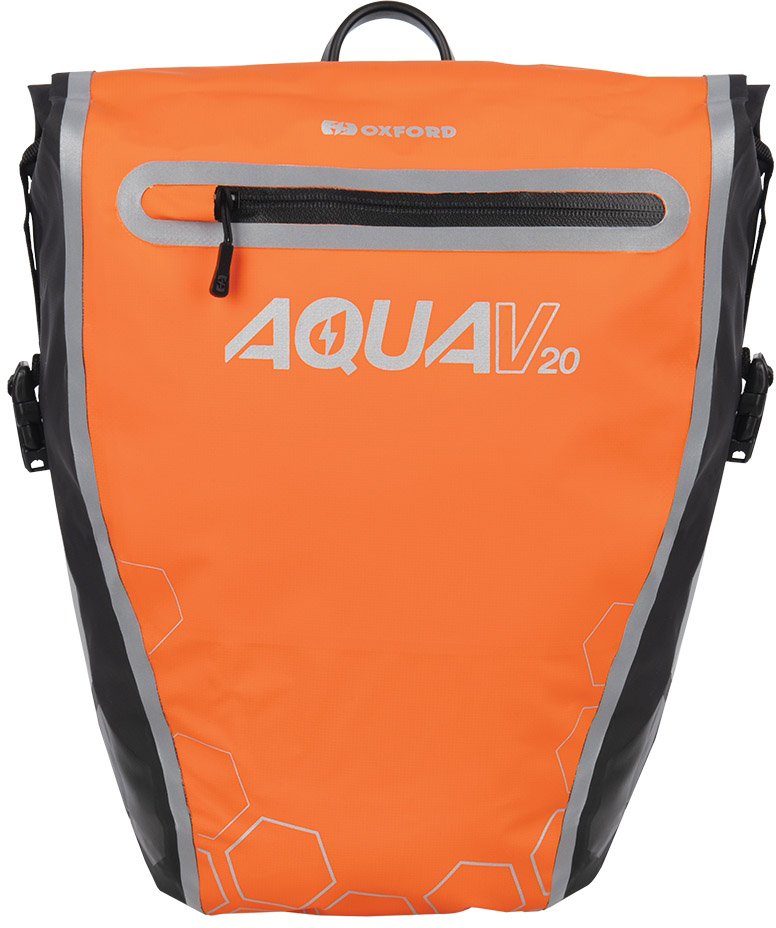 OXFORD Aqua V 20L Single QR Pannier Bag - Orange