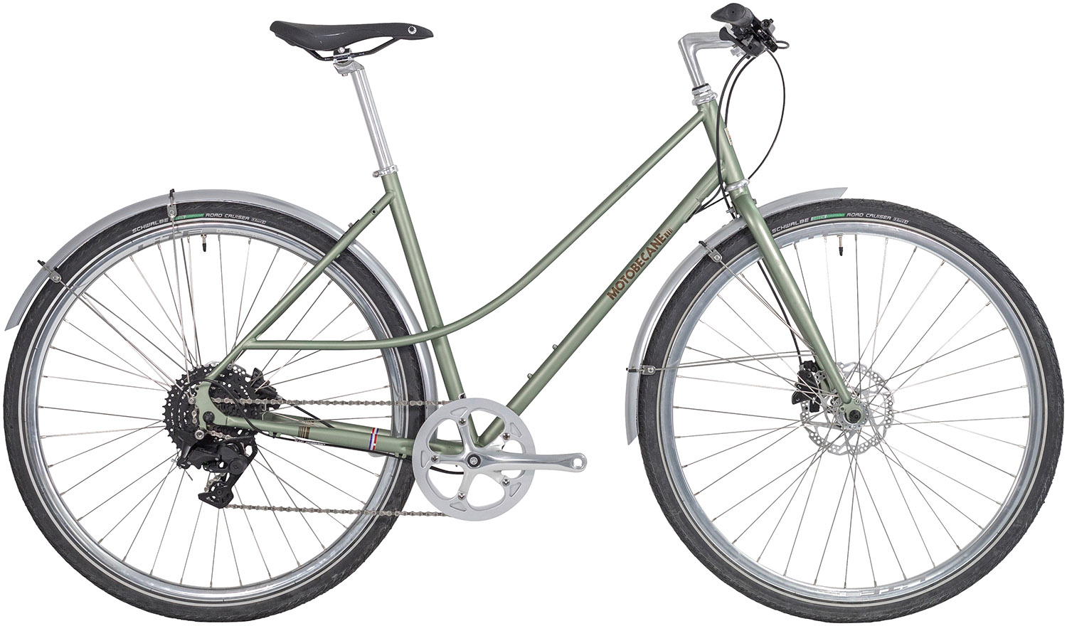 Motobecane 1976-26 RD9 Dame 1x9g 2026 - Mat Lys Grøn