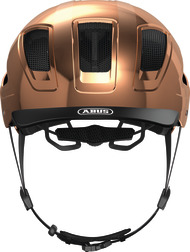 Beklædning - Cykelhjelme - Abus Hyban 2.0 Hjelm m. LED lys - Chrome Rosé
