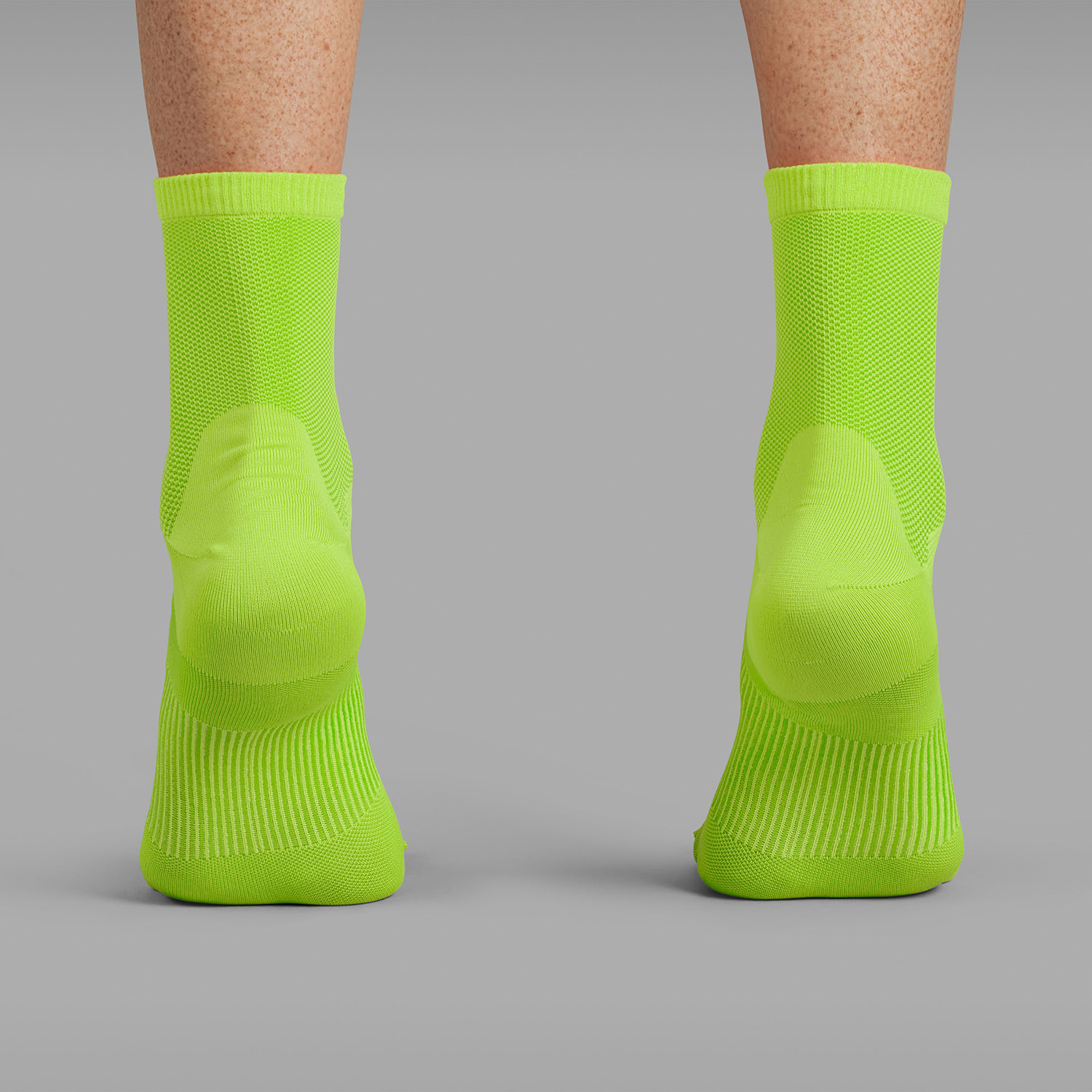 Beklædning - Sokker - GripGrab Lightweight Airflo Korte Sokker - Yellow Hi-Vis
