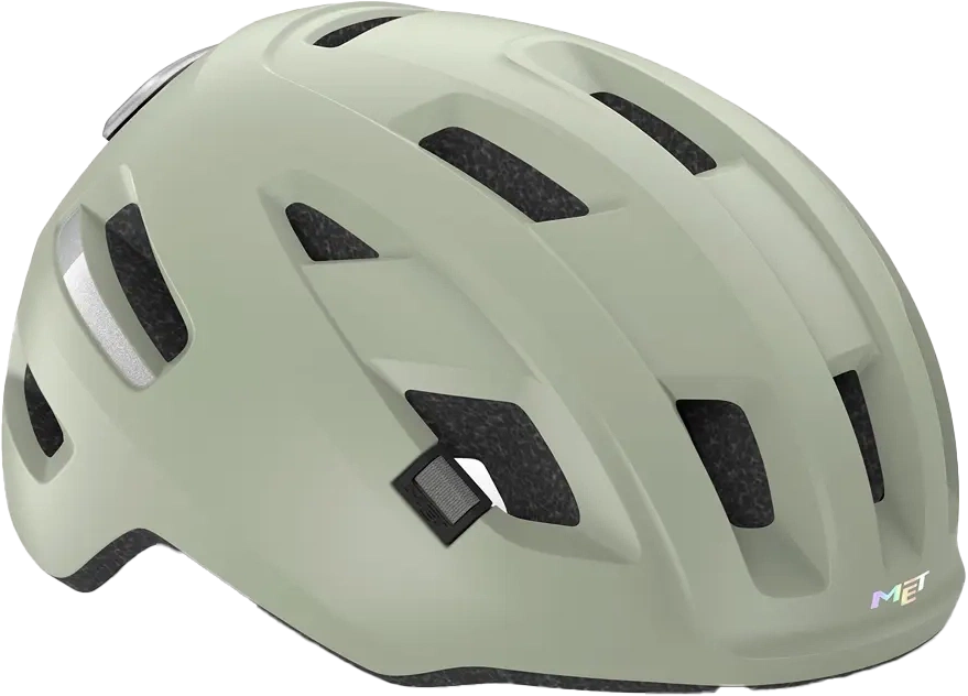 MET Helmet E-Mob - Moss Gray