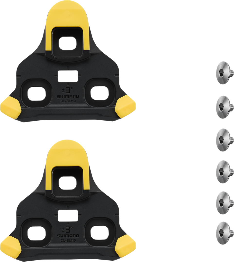 Shimano SPD-SLR CL-SL110 Klampesæt 6 Grader Float - Yellow Shimano SPD-SLR CL-SL110 Klampesæt 6 Grader Float - Yellow
