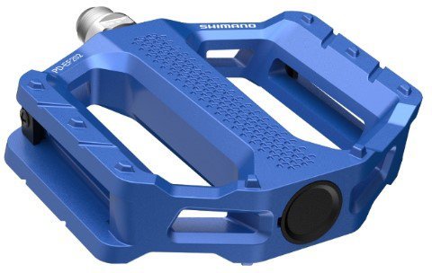Tilbehør - Pedaler & Klamper - Shimano Pedal Flat PD-EF202 - blå