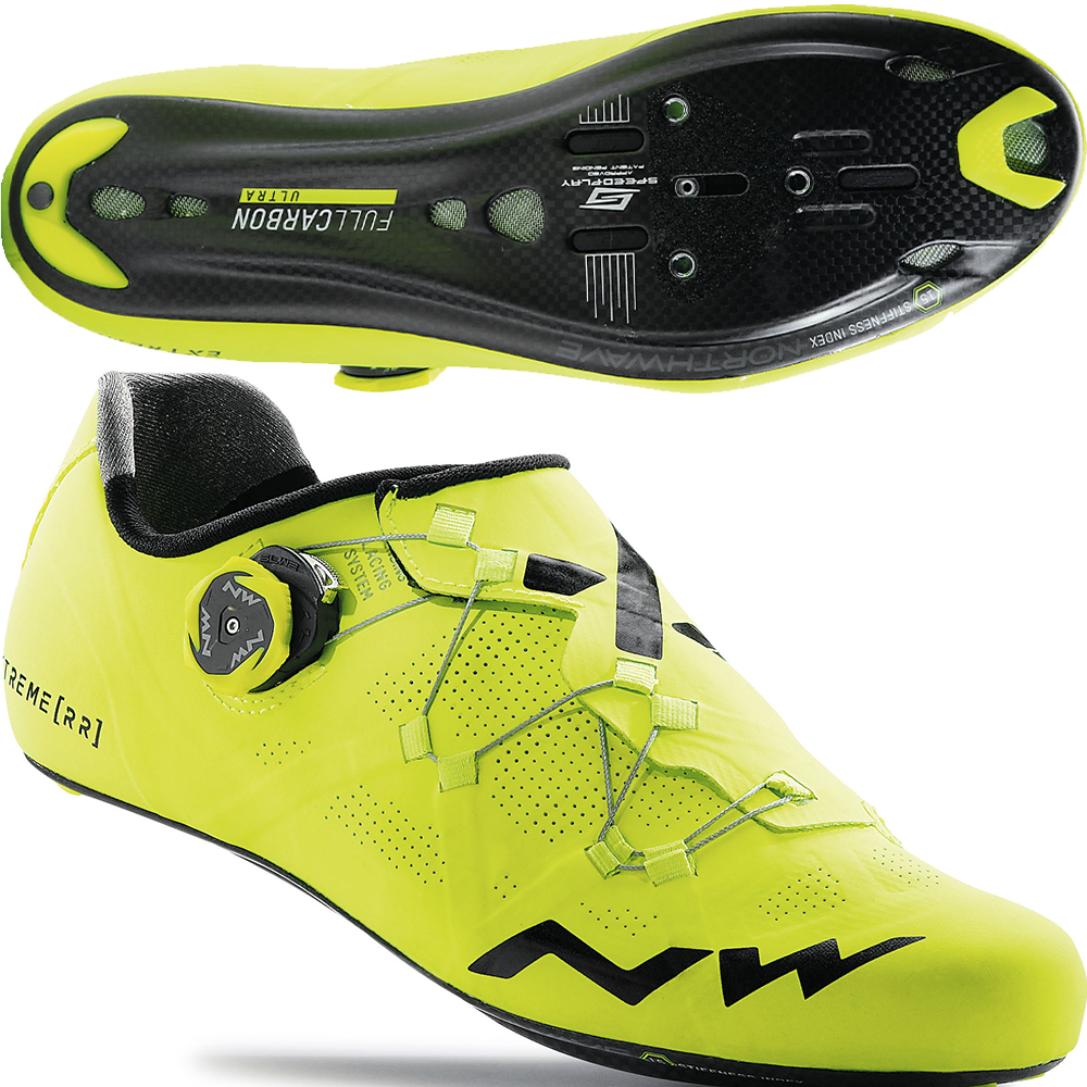 Beklædning - Cykelsko - NorthWave Extreme RR - Yellow Fluo