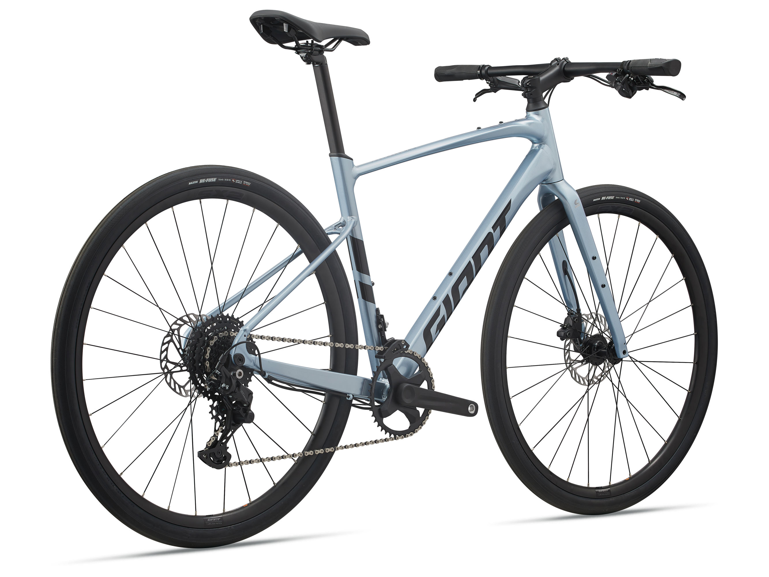 Cykler - Herrecykler - Giant FastRoad AR 2 2025 - Glacier Silver