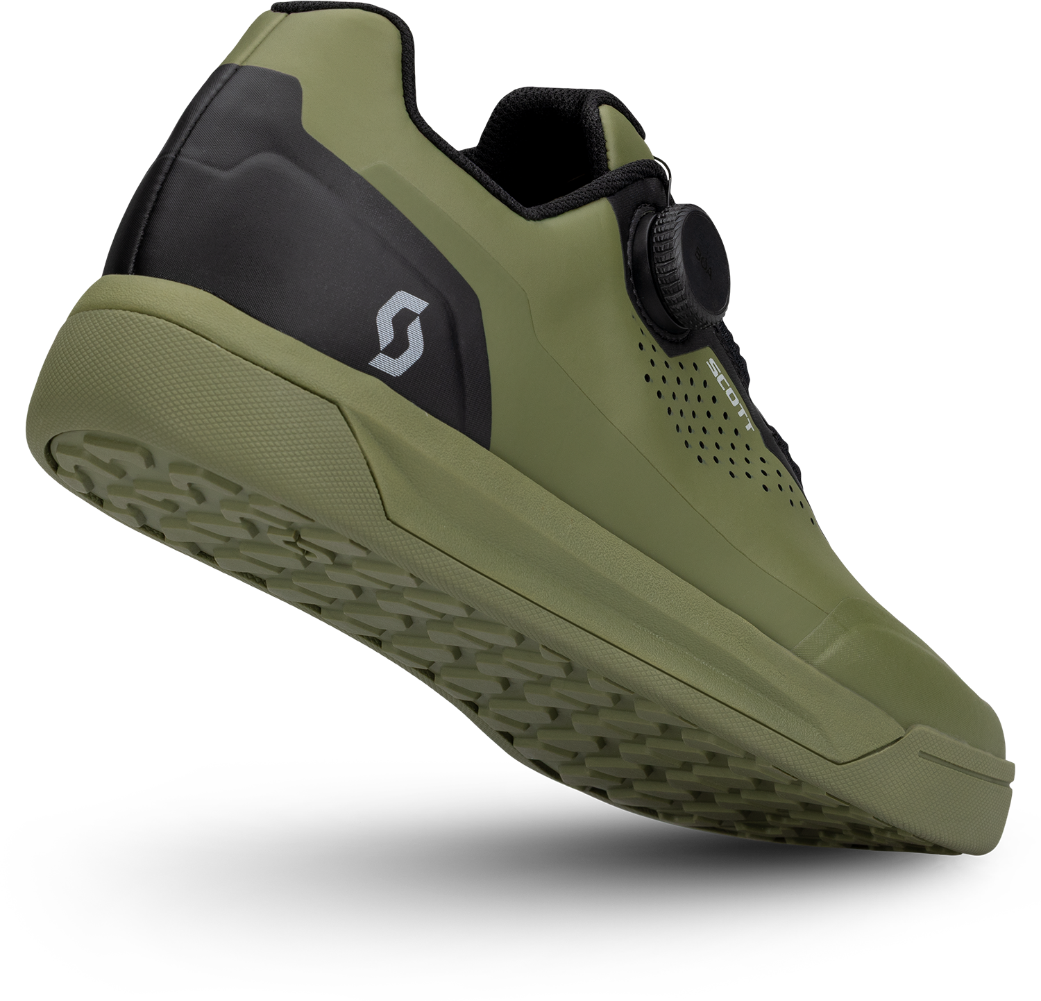 Beklædning - Cykelsko - Scott MTB Volt Evo Flat BOA Sko - Olive Green