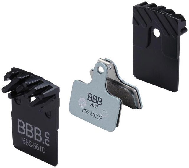 BBB Shimano Bremseklodser DiscStop Coolfin (Resin)