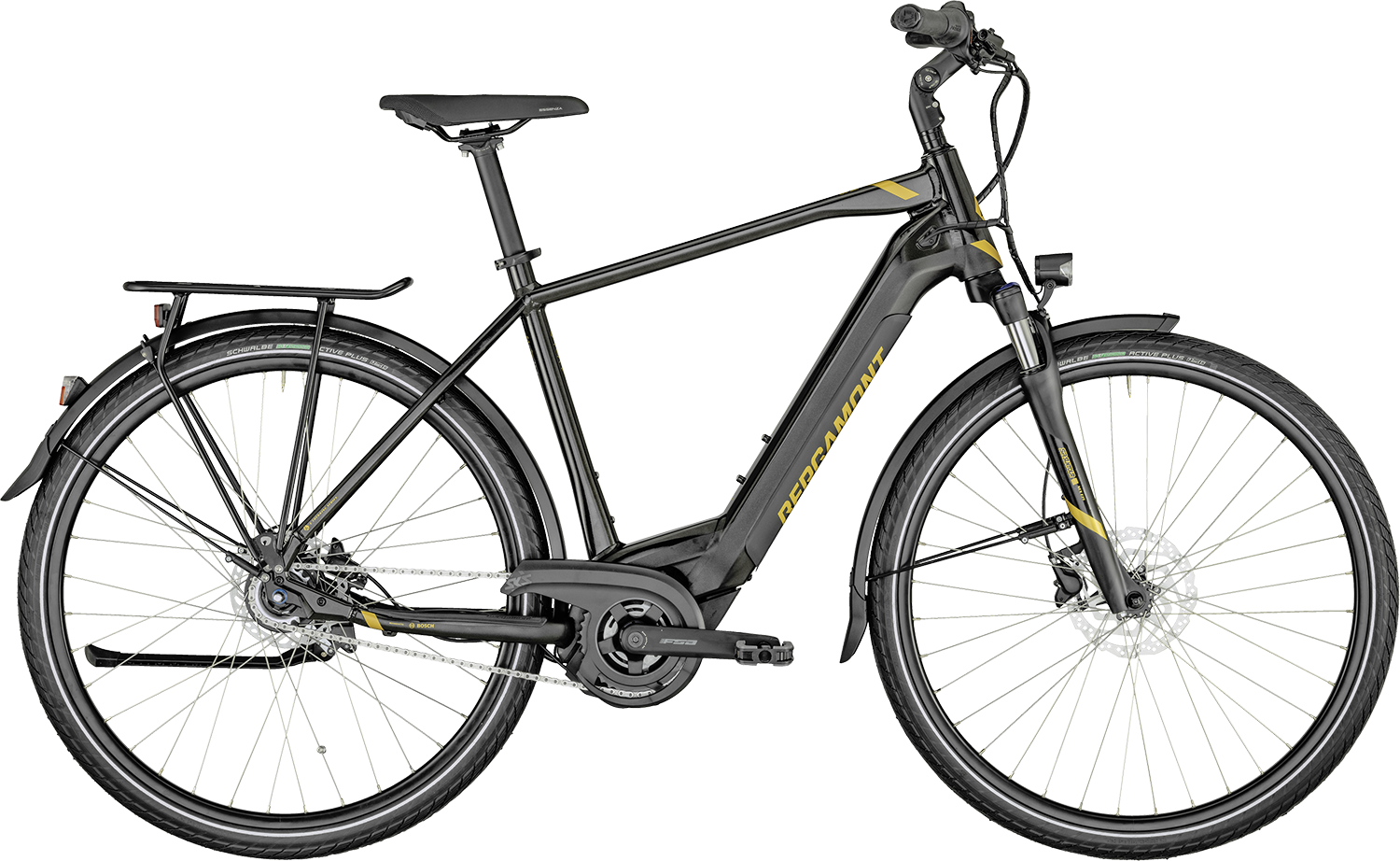 Cykler - Elcykler - Bergamont E-Horizon N8 CB 500 Gent - Sort