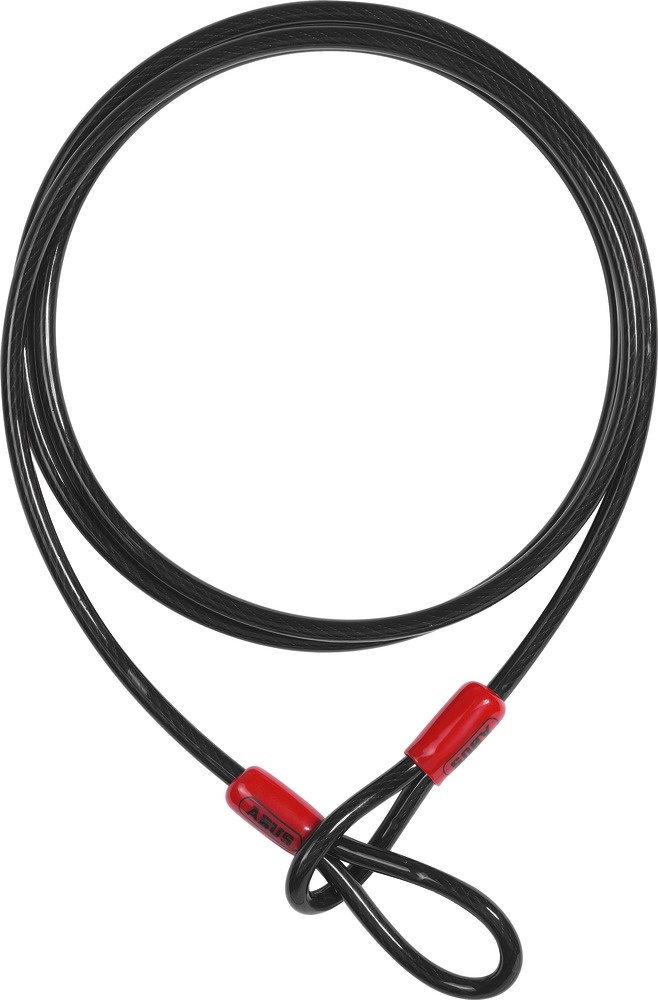 Tilbehør - Cykellås - Kædelås - Abus Wire Cobra 8mm 250cm - Sort