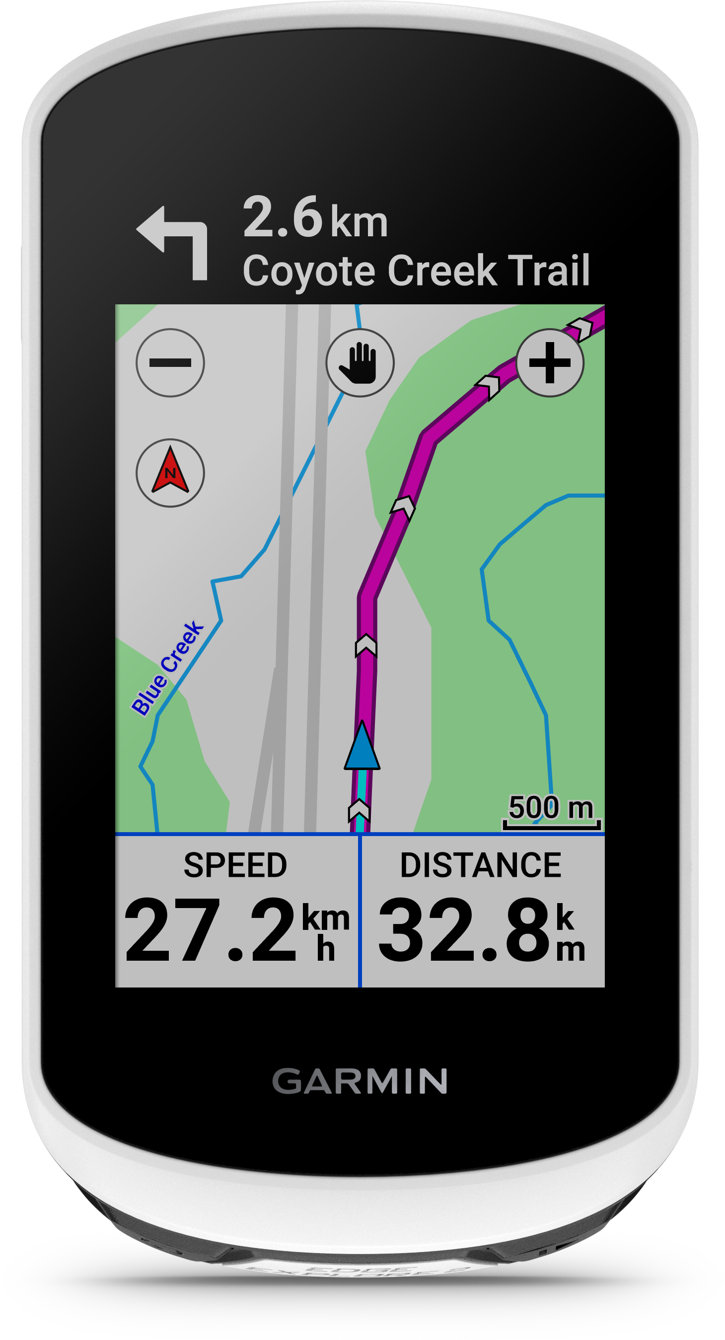 Tilbehør - Cykelcomputer & GPS - Garmin Edge Explore 2 GPS Cykelcomputer - Power Mount Bundle