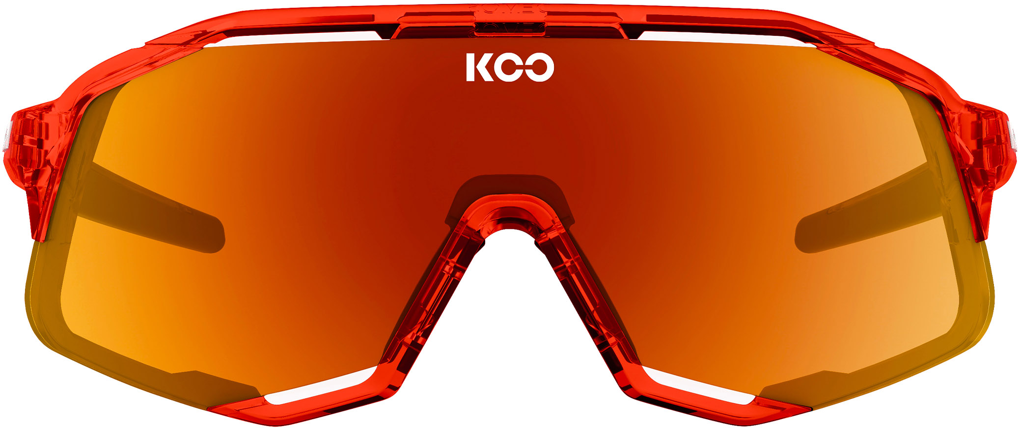 Beklædning - Cykelbriller - KOO Demos Cykelbriller - Red Glass - Red Mirror Lens