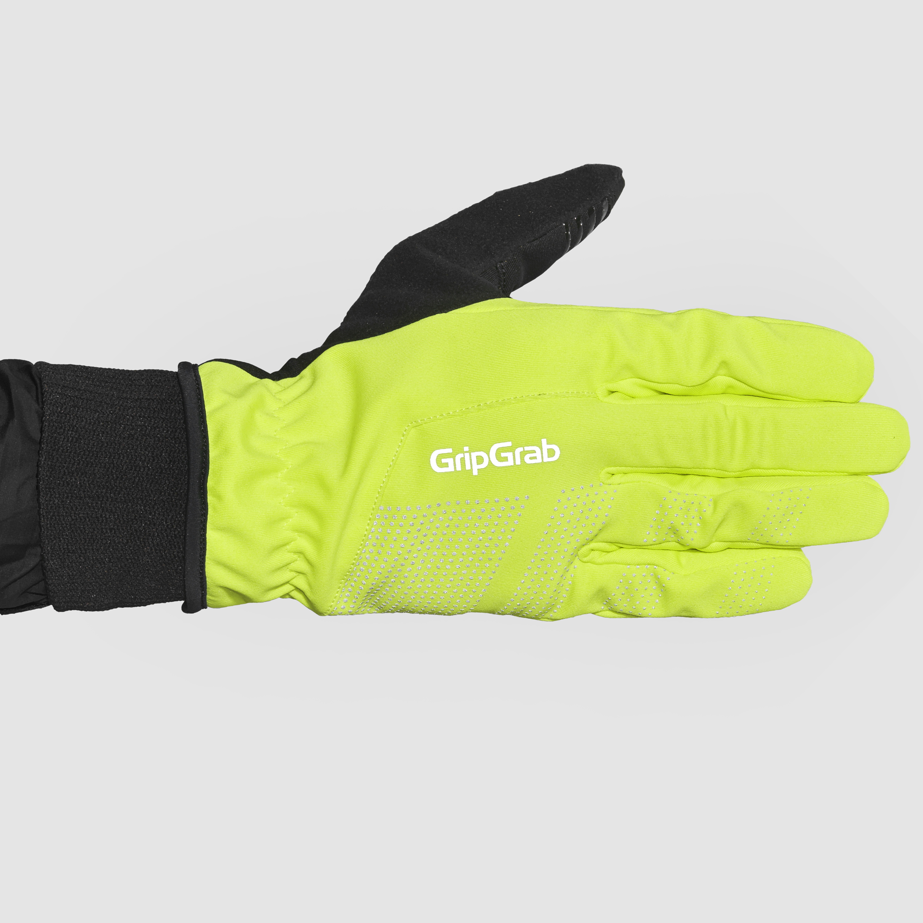Beklædning - Cykelhandsker - GripGrab RIDE 2 Vindtæt Vinterhandsker - Yellow Hi-Vis