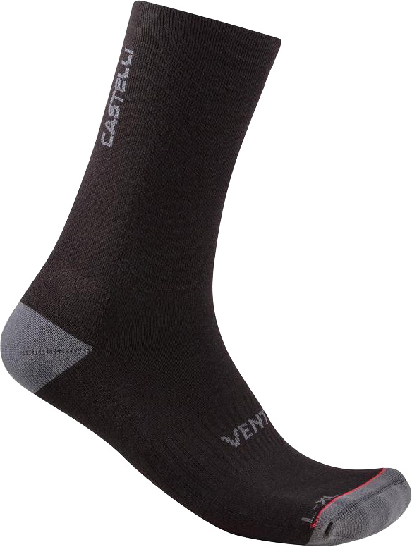 Castelli VENTI SOFT MERINO Sock - Black Castelli VENTI SOFT MERINO Sock - Black
