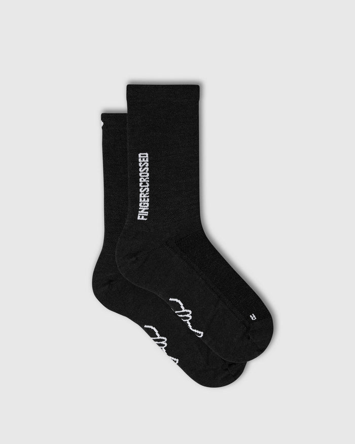 Beklædning - Sokker - Fingerscrossed Light Merino Silk Spring/Fall Sokker - Black