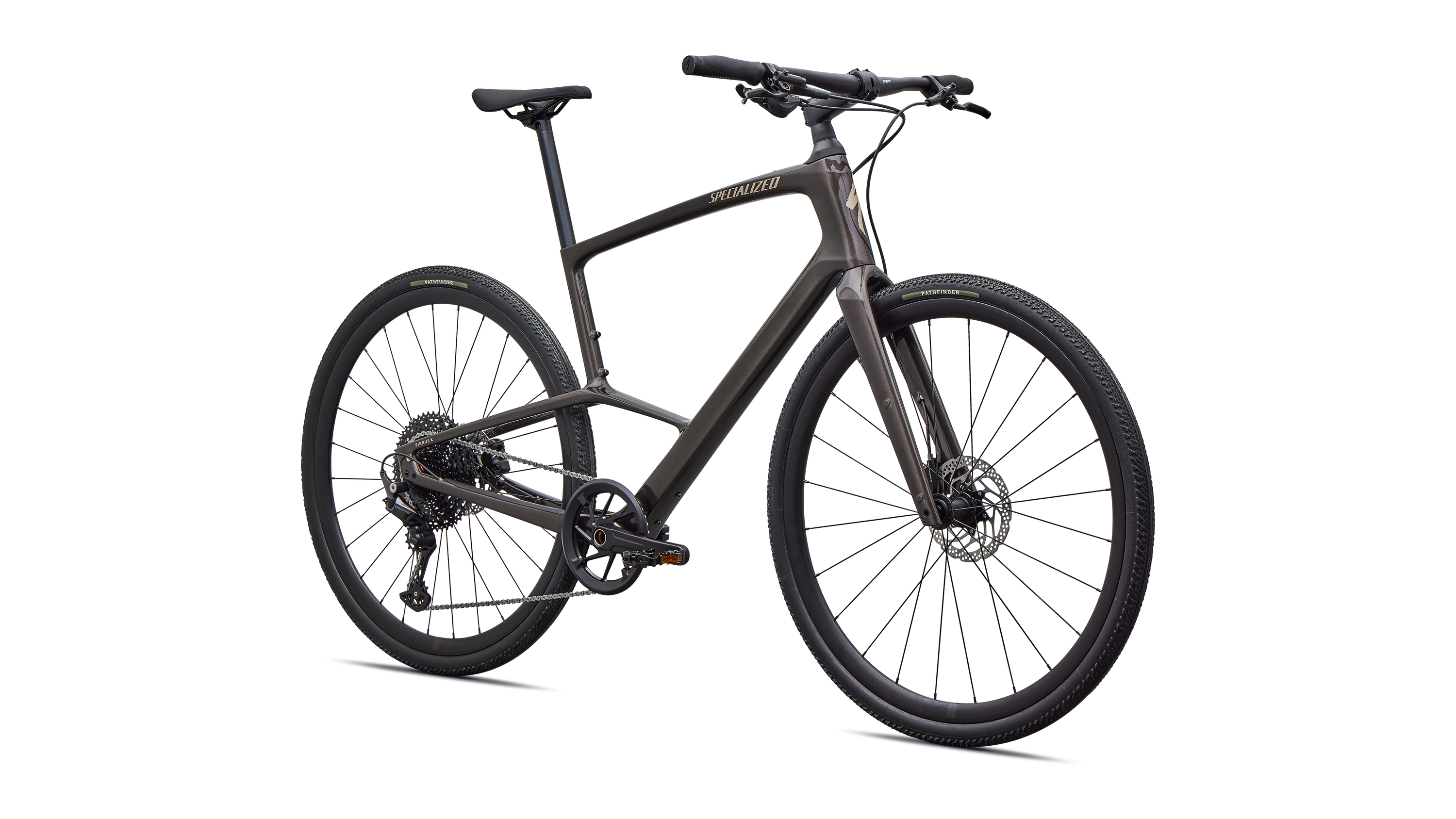 Cykler - Herrecykler - Specialized Sirrus X 5.0 2027 - Gloss Warm Smoke / Sandstone Metallic