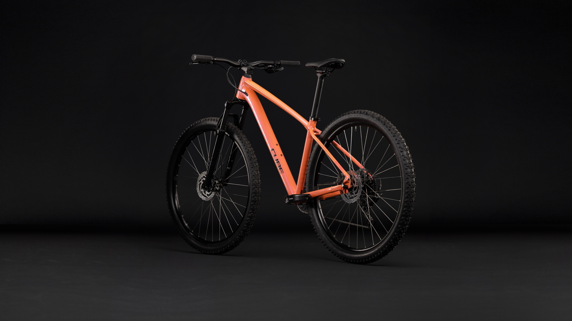 Cykler - Mountainbikes - Cube Aim ONE 29" 2027 - Salmon´n´Black