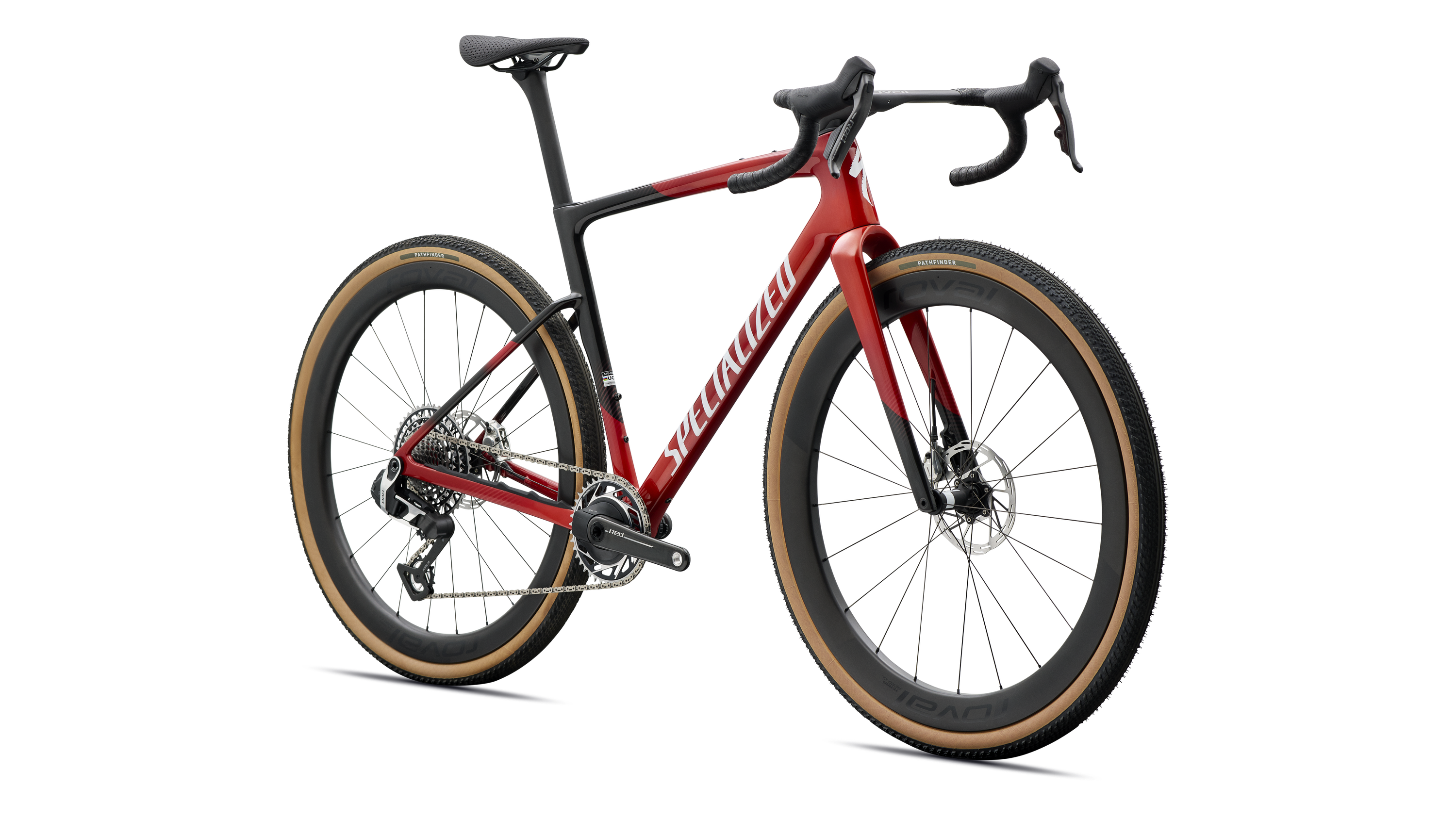 Cykler - Gravel cykler - Specialized Crux 5 S-Level SRAM RED XPLR 2027 - Redwood Metallic/White