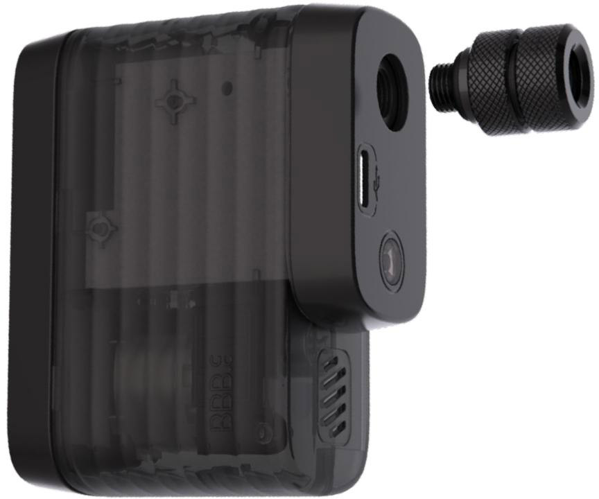 Tilbehør - Cykelpumper - BBB Elektrisk Minipumpe USB-C 8.25bar/120psi 600mAh