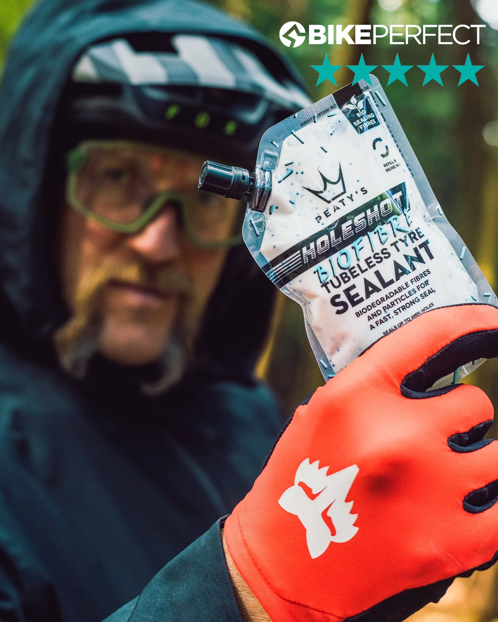 Reservedele - Tubeless - Peaty's Holeshot BioFibre Tubeless Sealant 1L