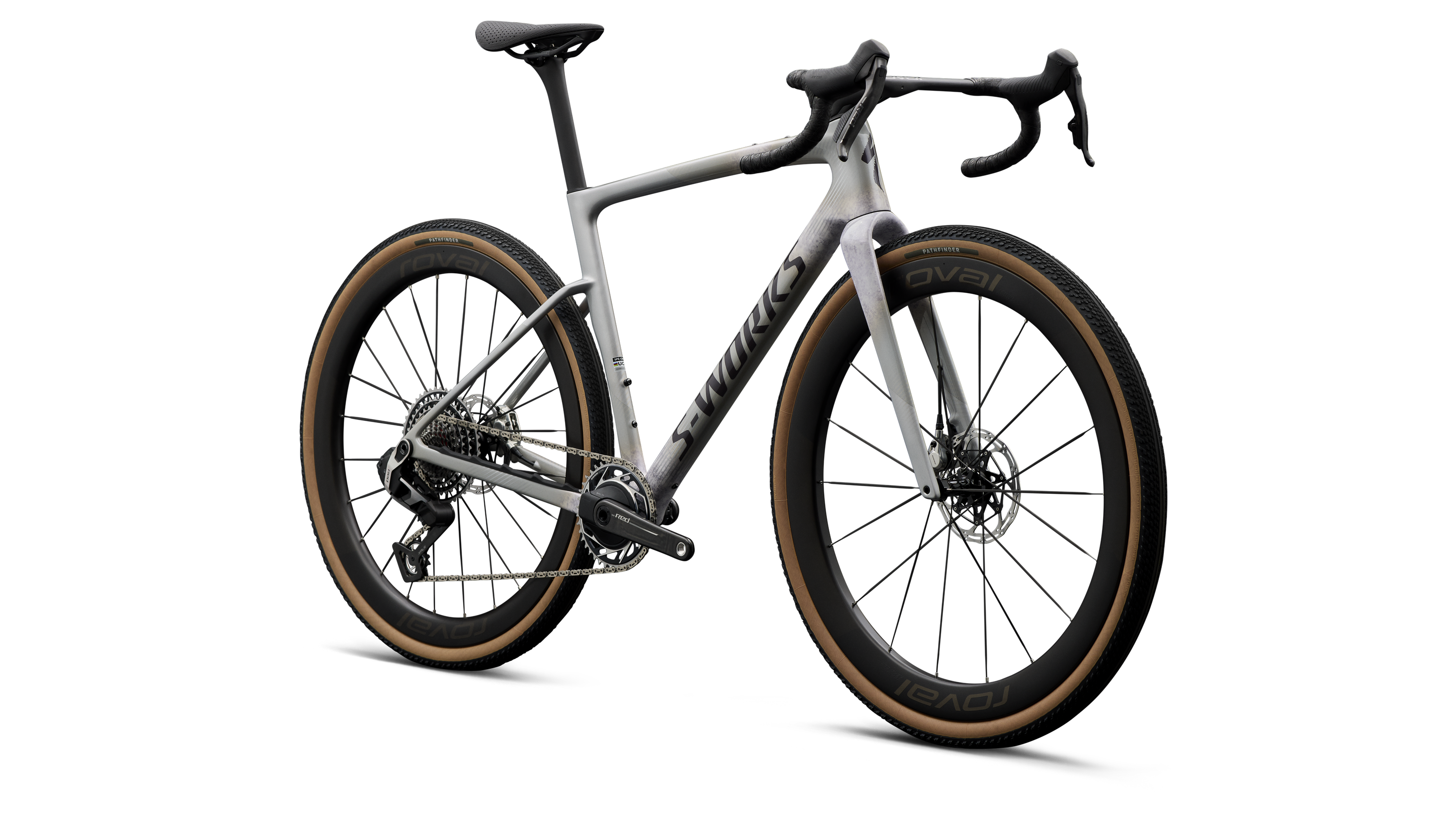 Cykler - Gravel cykler - Specialized S-Works Crux 5 SRAM RED XPLR 2027 - Silver Dust/Amethyst Frost/Nebula Metallic
