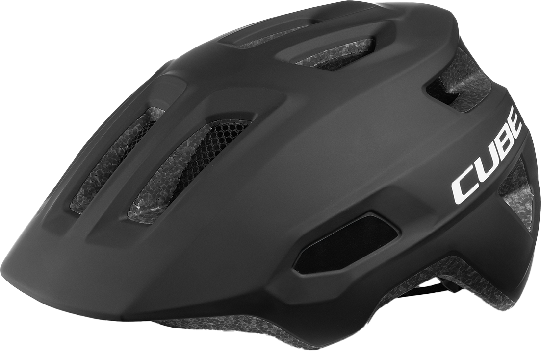 Cube Linok MIPS cykelhjelm m. LED lys - Black