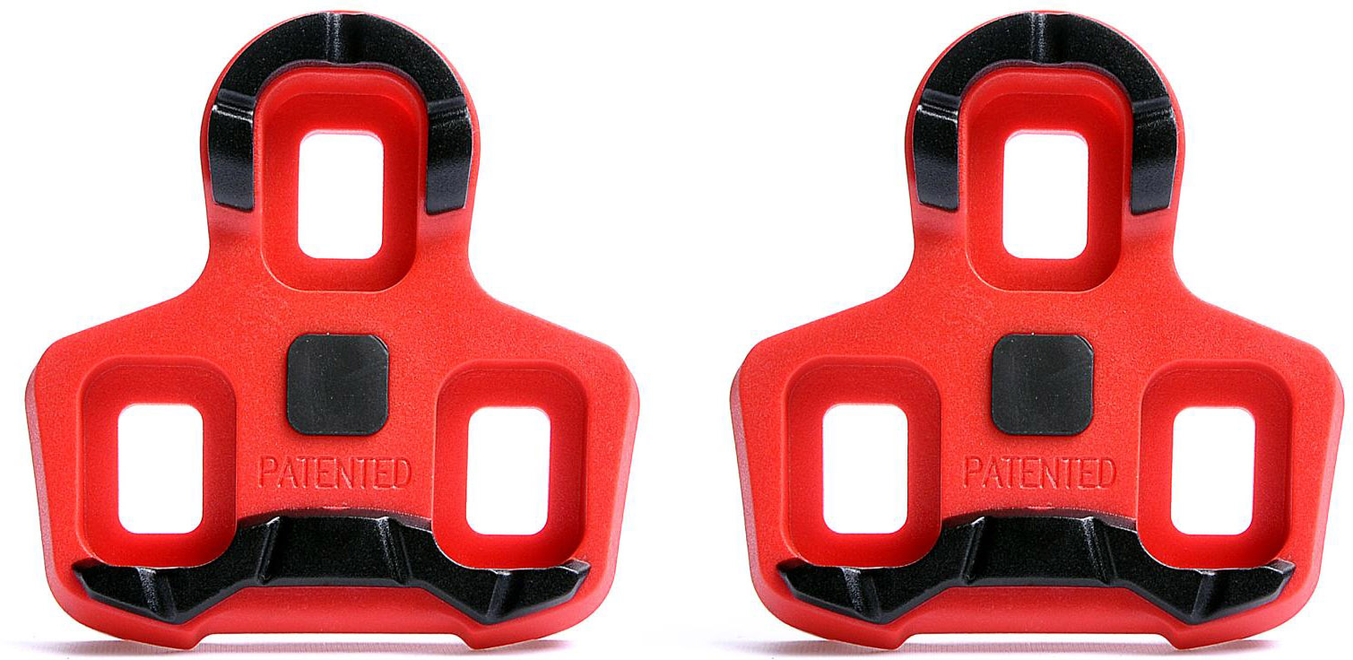 Tilbehør - Pedaler & Klamper - Bikepartner Klamper til Look Keo Rød 7° bevægelse inkl. skruer og plader