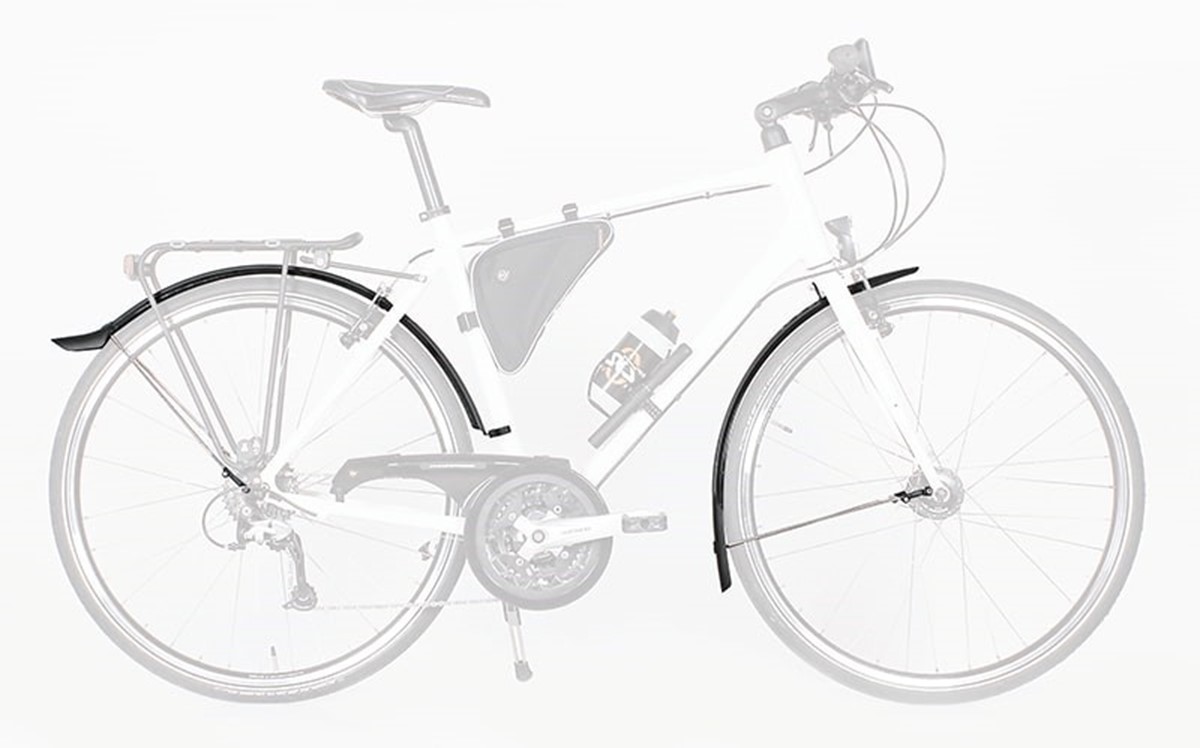 Tilbehør - Cykelskærme - SKS Velo 42 Urban Skærmsæt 700c x 42mm u. stivere - Sort