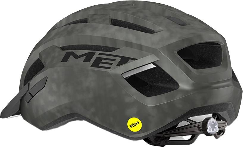 Beklædning - Cykelhjelme - MET Helmet m. LED lys Allroad MIPS - Grå