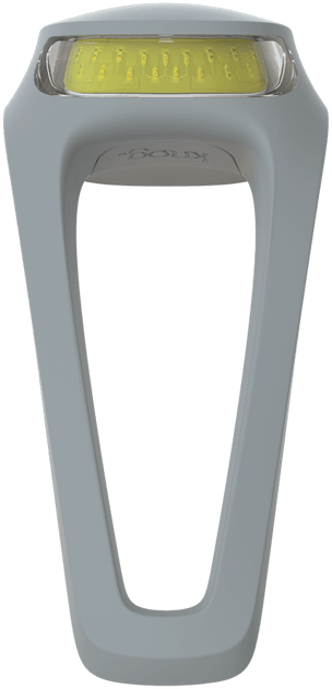 Tilbehør - Cykellygter - Knog Frog V3 Front Forlygte - Grå