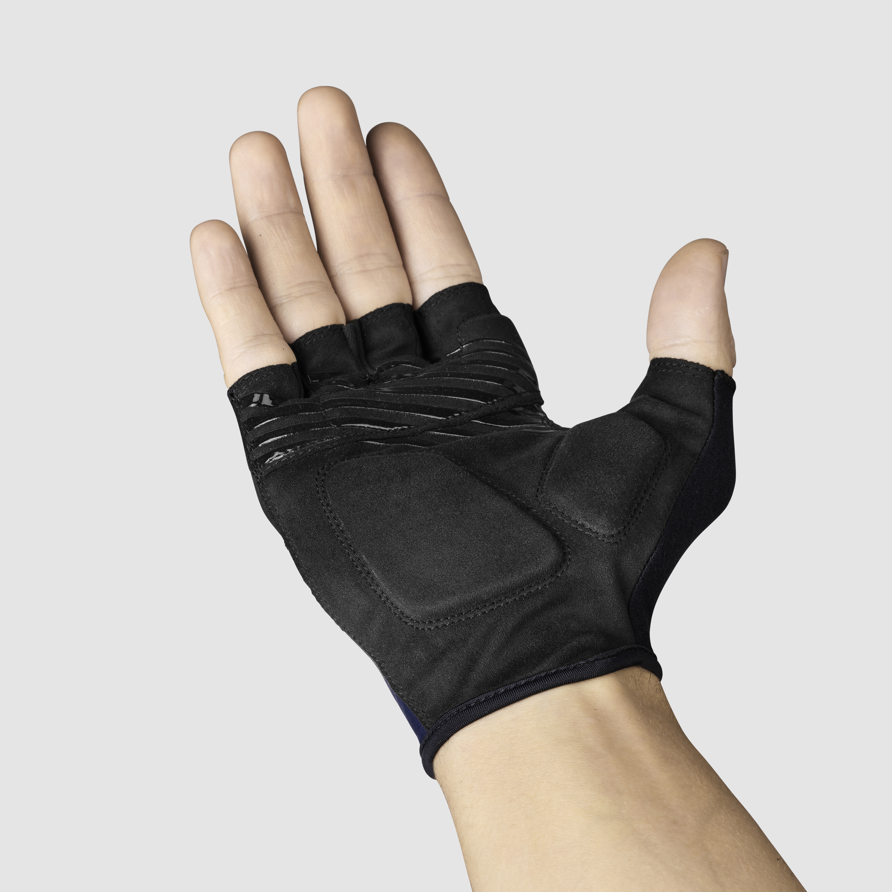 Beklædning - Cykelhandsker - GripGrab RIDE Polstret Kortfingret Sommerhandsker - Navy Blue