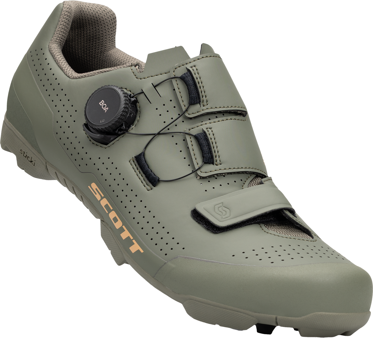 Beklædning - Cykelsko - Scott MTB Team BOA SPD Sko - Olive Green