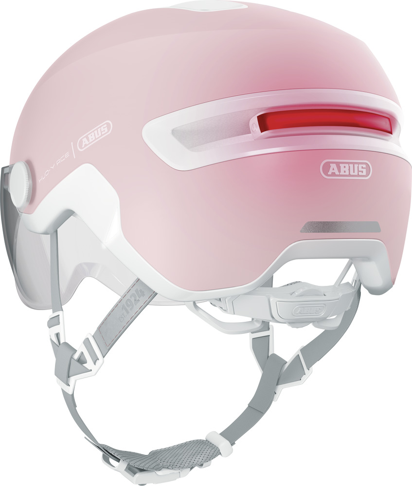 Beklædning - Cykelhjelme - Abus Hud-Y ACE m. LED lys - Pure Rose