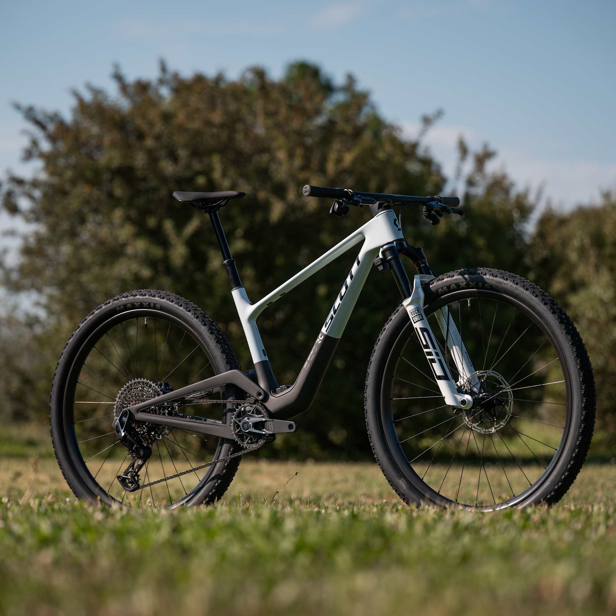 Cykler - Mountainbikes - Scott Spark RC World Cup 2027 - Cumulus White