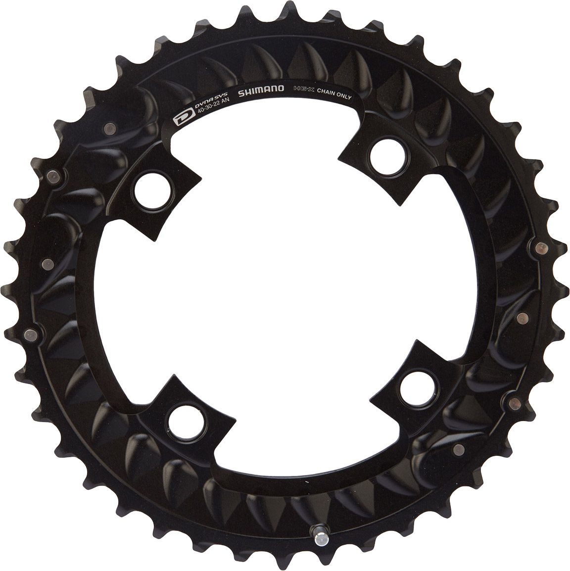 Shimano Deore FC-M6000 Klinge 40T-AN Ydre 96mm BCD 3x10 speed Sort