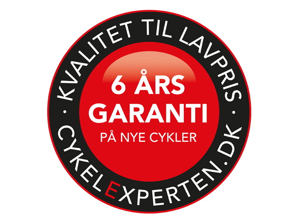6 års garanti på cykler
