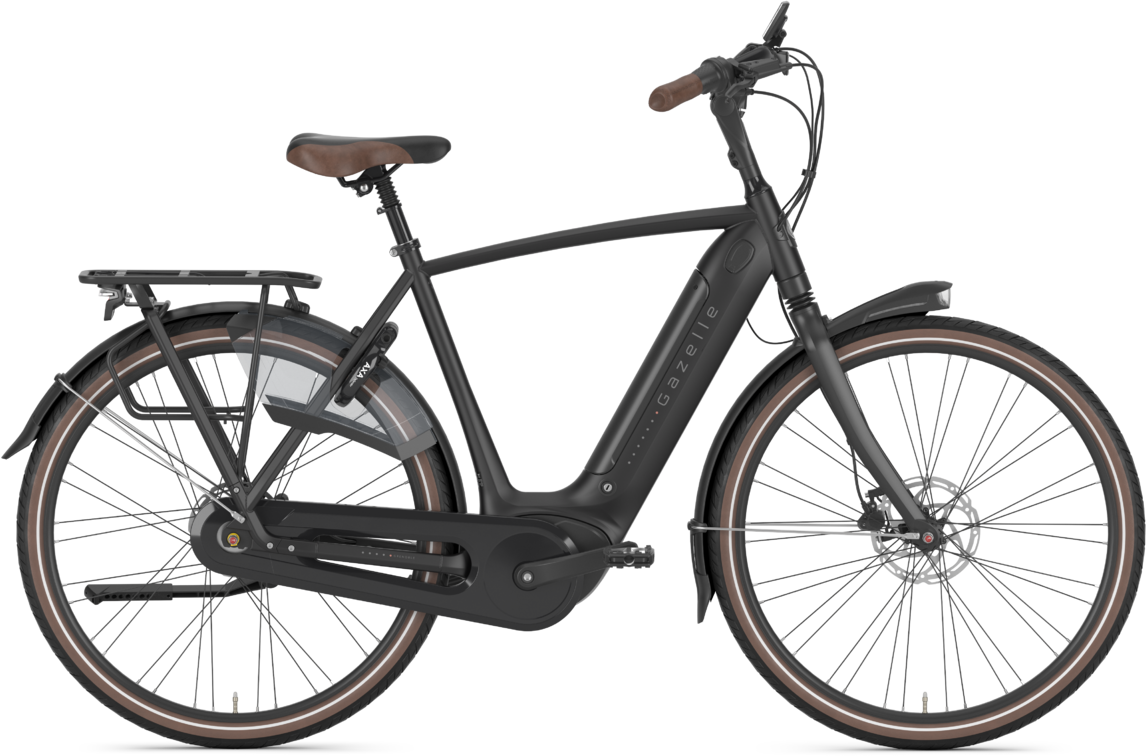 Cykler - Elcykler - Gazelle Arroyo C8 HMB Elite Herre 2024 - Sort